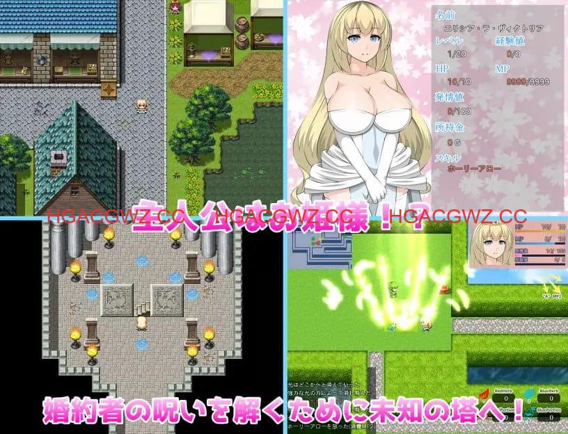 【RPG/AI汉化/MTool】艾莉西娅公主v1.0.5【PC/2.82G】PrincessElicia v1.0.5